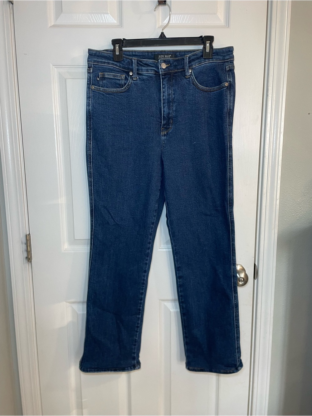 Judy Blue Dark Blue Straight-Leg Women's Jeans Size 15 | 32
